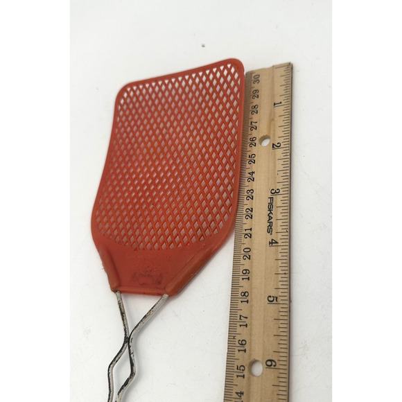 Chicken Farm House Theme Wall Handmade Wood Fly Swatter Holder - Picture 6 of 7